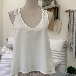 Cream summer top